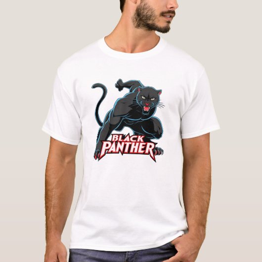 Zwart panter. t-shirt (Voorkant)