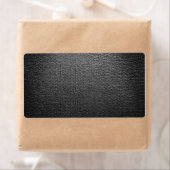 Zwart papier textuur voor achtergrond etiket (Insitu)