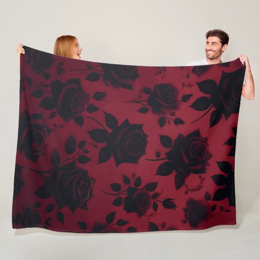 Zwart Paradijs 60x80 Fleece Deken (In situ)