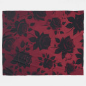 Zwart Paradijs 60x80 Fleece Deken (Voorkant (Horizontaal))