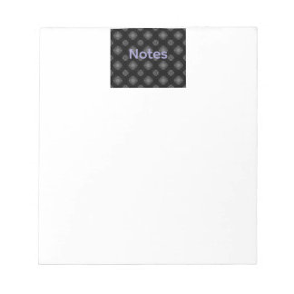 Zwart patroon notitieblok