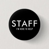 Zwart personeel hier om Button te helpen (Voorkant)