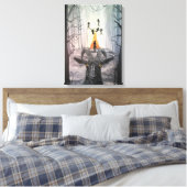 Zwart Phillip Canvas Kunst (Insitu (Slaapkamer))