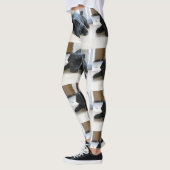 zwart plat leggings (Links)