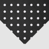 ZWART POLKA DOT tissuepapier (Detail)