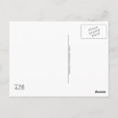 Zwart pop-upvenster Schuif omhoog Briefkaart (Achterkant)