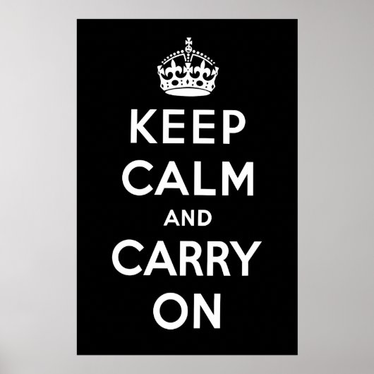 Zwart Poster (Voorkant)