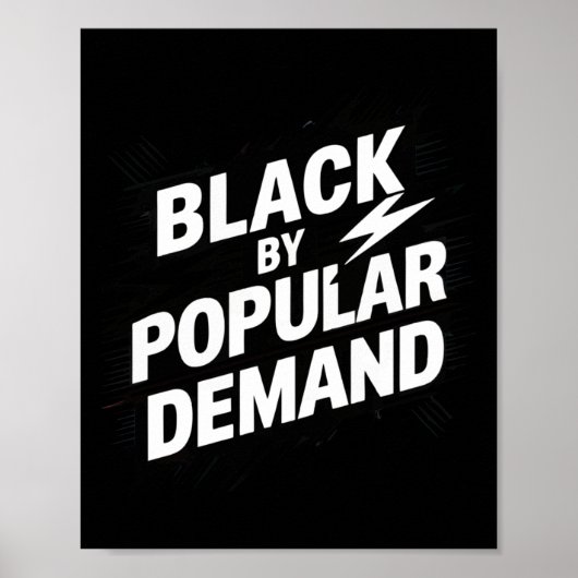 Zwart Poster (Voorkant)