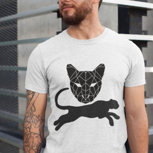 Zwart Predator In Het Oerwoud Mannen Vrouwen Wit T-shirt