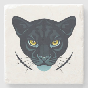 Zwart Puma Street Style Design Stenen Onderzetter