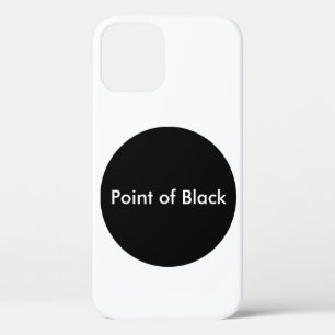 Zwart Punt iPhone 12 Hoesje