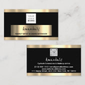 Zwart QR CODE-Logo kopen Visitekaartje (Voorkant / Achterkant)