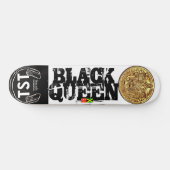 ZWART QUEEN Skateboard (Horizontaal)