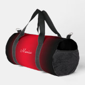 Zwart Rand Rood Ombre Plunjezak (Rechterhoek)