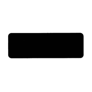 Zwart Retouradres Labels Aangepaste Sjabloon
