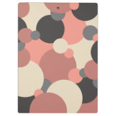 Zwart-rode moleculen Klembord (Achterkant)