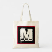 Zwart-rode persoonlijke Canvas tas, moeder van bru Tote Bag (Achterkant)