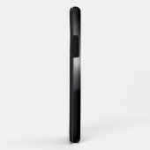 Zwart roestvrij stalen metaal patroon - aangepaste Case-Mate iPhone case (Achterkant/rechts)