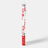 Zwart-rood Dank u Word Cloud Case-Mate iPhone Case (Achterkant / Rechts)