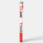 Zwart-rood Dank u Word Cloud Case-Mate iPhone Case (Achterkant / Rechts)