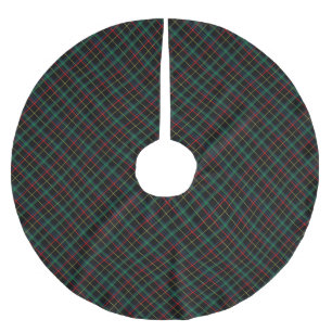 Zwart, rood en groen Tartan Kerstboom Rok