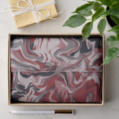 Zwart-rood gemarmerd papier voor afdrukken (Geschenk)