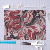 Zwart-rood gemarmerd papier voor afdrukken (Craft)