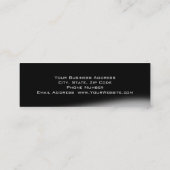 Zwart Rood Grijs Monogram Fotograaf Visitekaartje (Achterkant)