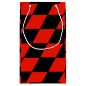 Zwart-rood Klein Cadeauzakje (Achterkant)