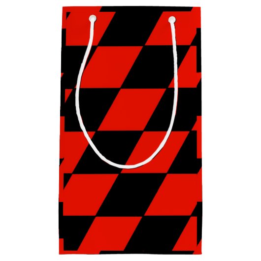 Zwart-rood Klein Cadeauzakje (Voorkant)