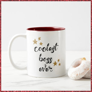 Zwart-rood koelste bazen ooit tweetone koffie M Tweekleurige Koffiemok