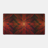 Zwart & Rood Mandala Art Cool Modern Trendy Trippy Bureaumat (Voorkant)