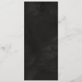 Zwart, rood menu (Achterkant)