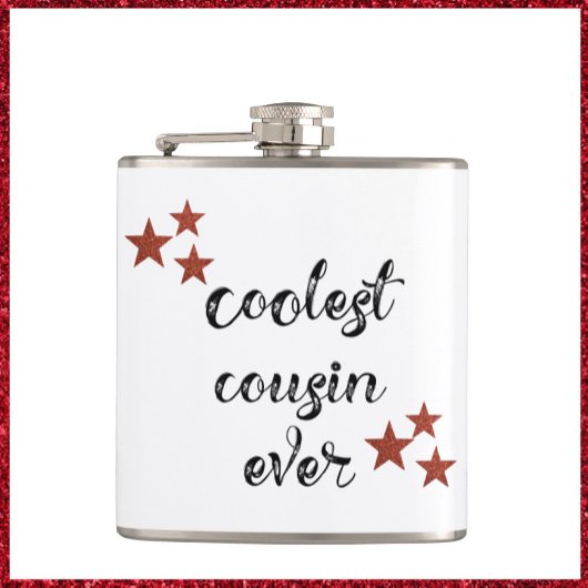 Zwart-rood — oudste neef heupfles