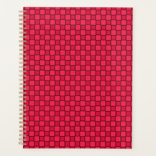Zwart rood toetsenbord planner