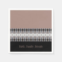 Zwart Roos blauw grijs decoratief