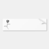 Zwart Roos. Bumpersticker (Voorkant)
