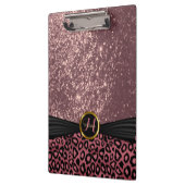  zwart-Roos Gold Glitter Klembord (Links)