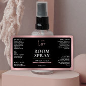 Zwart & Roos Gold Logo Luchtverfrisser Spray Label