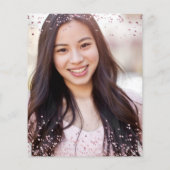 Zwart Roos Gold Pink Afstuderen Glitter (Achterkant)