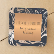 Zwart roos gouden marmeren glam koperen boeken lab