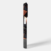 Zwart Roos Gouden Tegels Case-Mate iPhone Case (Achterkant / Rechts)