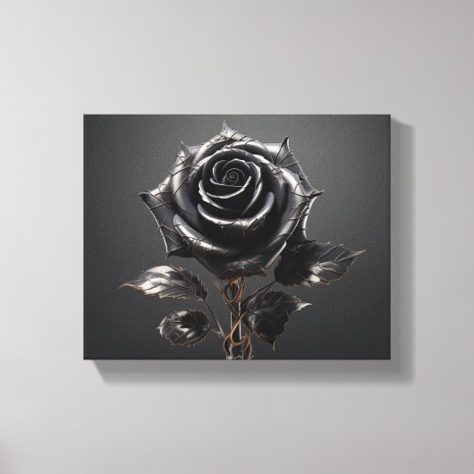 Zwart Roos print (Voorkant)