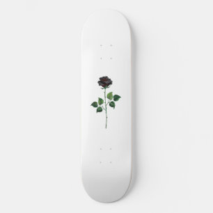 Zwart roos skateboard