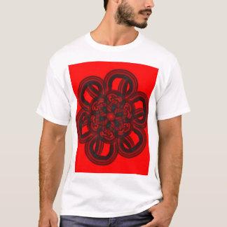 zwart roos t-shirt