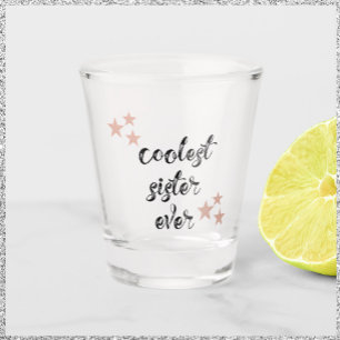 Zwart-roze koelste zuster ooit shot glas
