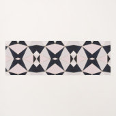 Zwart roze roze roodroodbruine kaleidoscoop yogamat (Achterkant (horizontaal))