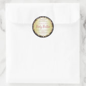 Zwart Roze Sparkles Gouden Body Butter Labels (Tas)