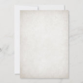 Zwart Rozen Halloween Gotische bruiloft Kaart (Achterkant)