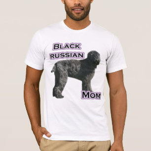 Zwart Russisch Terriër Moeder 4 T-shirt